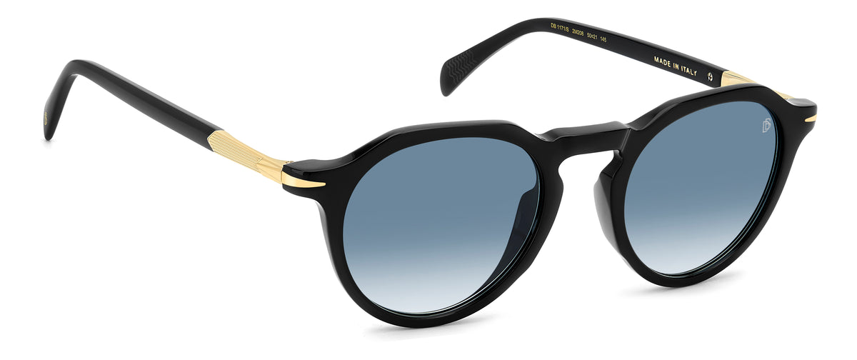 David Beckham DB 1171/S-50-2M2 BLK GOLD 08 DK BLUE SF