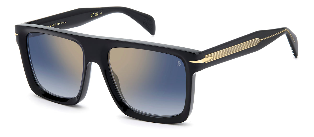 David Beckham DB 7134/S-56-807 BLACK 1V BL SF GDSP