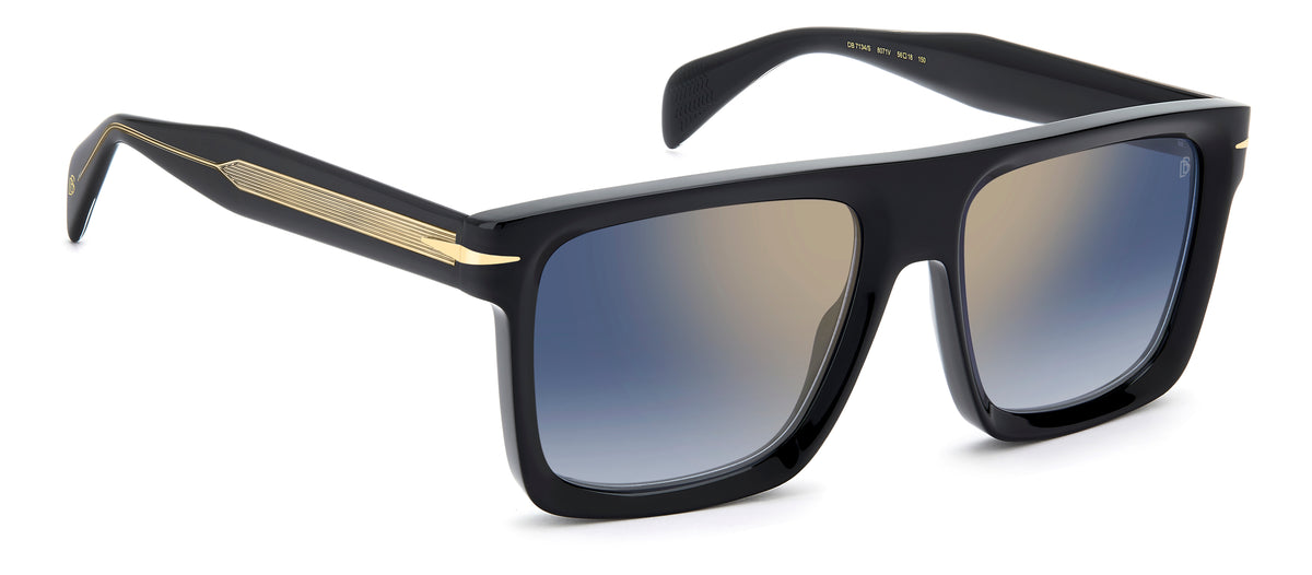 David Beckham DB 7134/S-56-807 BLACK 1V BL SF GDSP
