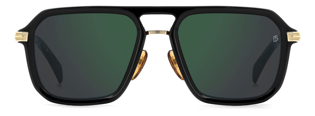 David Beckham DB 7136/S-56-2M2 BLK GOLD MT GREEN SP