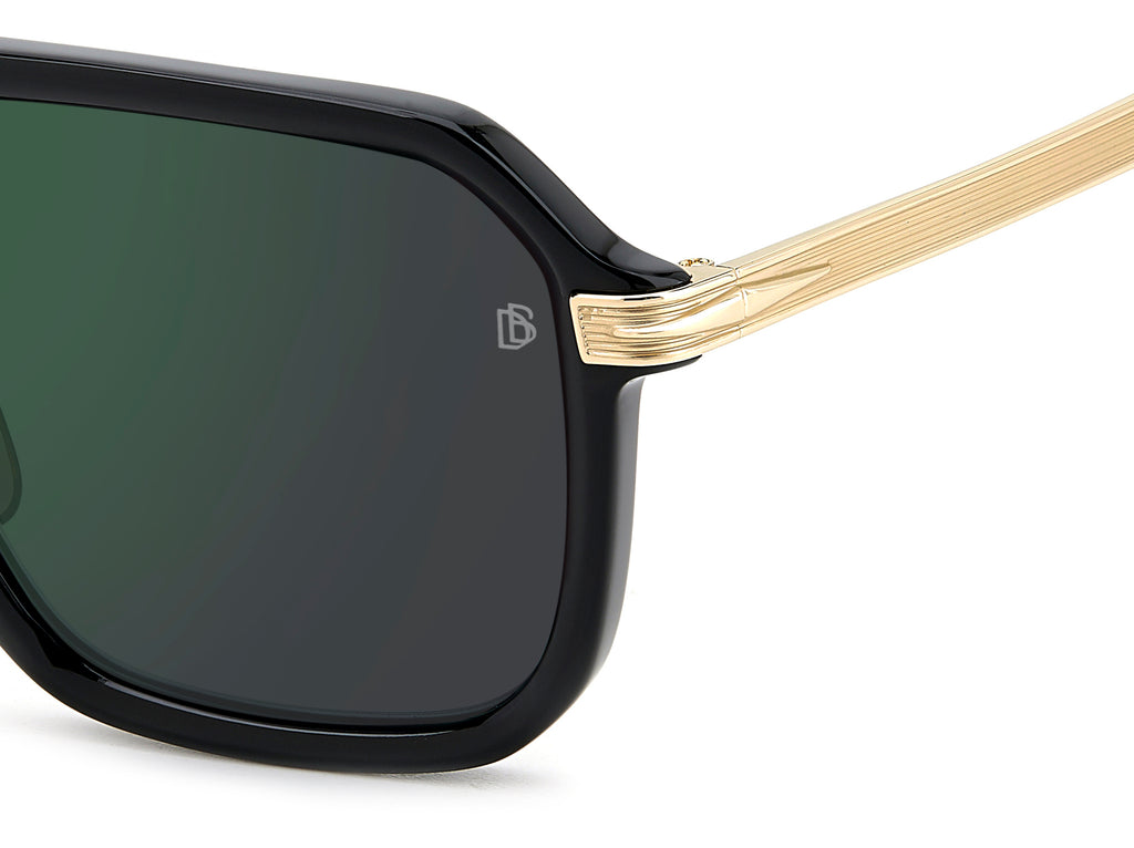 David Beckham DB 7136/S-56-2M2 BLK GOLD MT GREEN SP