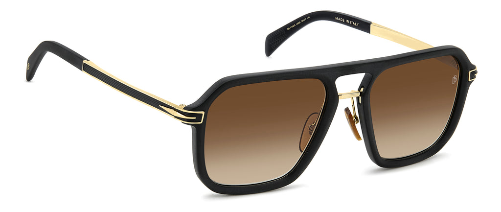 David Beckham DB 7136/S-56-I46 MT BK GD 86 BK BRW GREEN AR