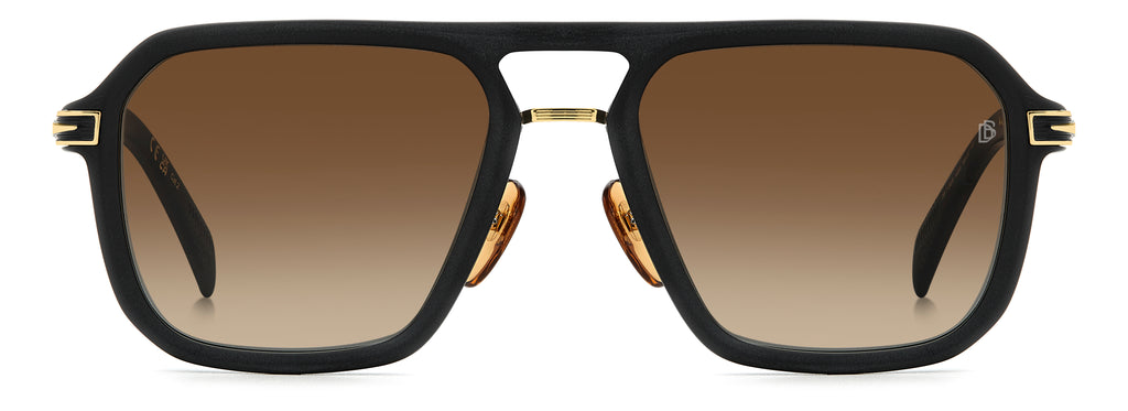 David Beckham DB 7136/S-56-I46 MT BK GD 86 BK BRW GREEN AR