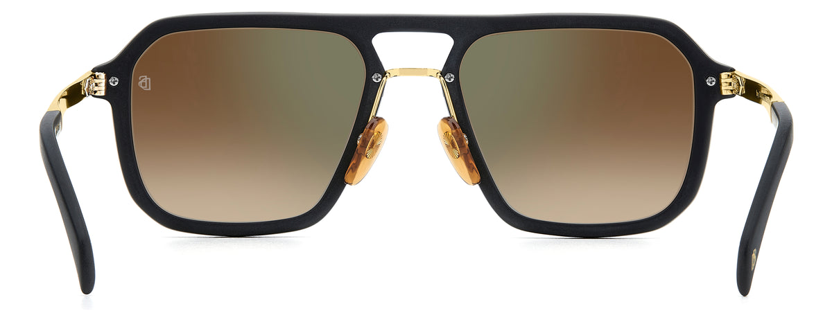 David Beckham DB 7136/S-56-I46 MT BK GD 86 BK BRW GREEN AR