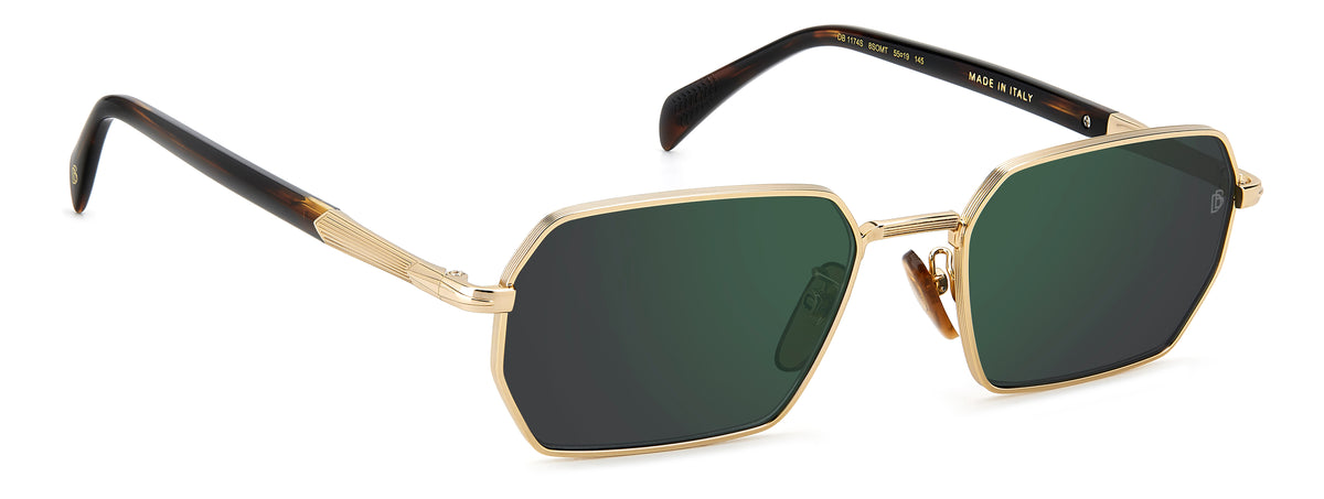 David Beckham DB 1174/S-55-8SO MT GD HVN MT GREEN SP