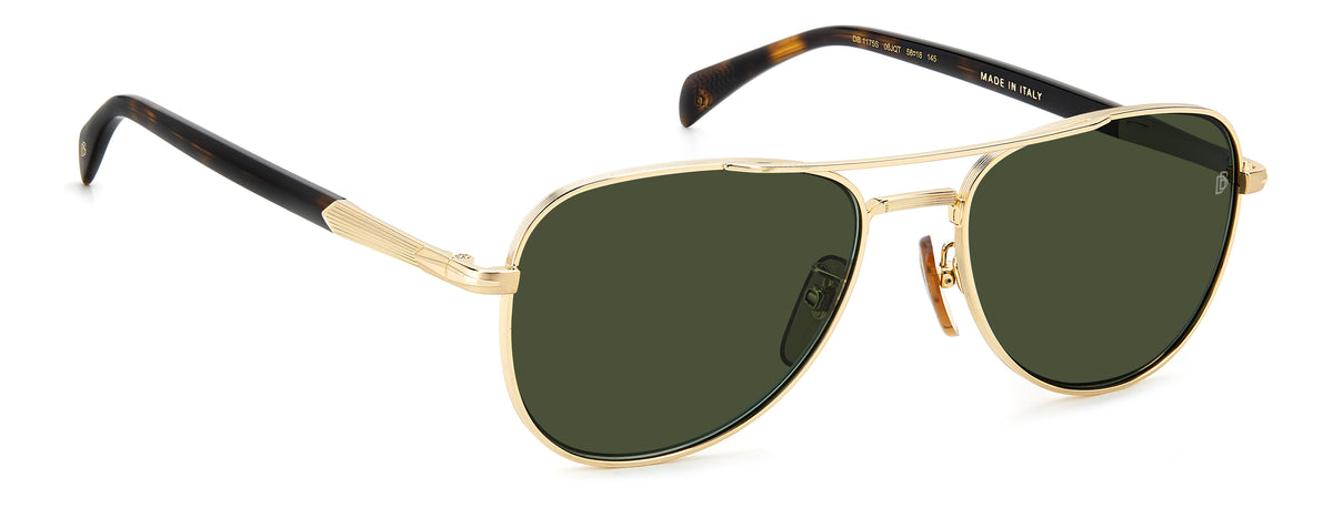 David Beckham DB 1175/S-56-06J GOLD HAVN QT GREEN