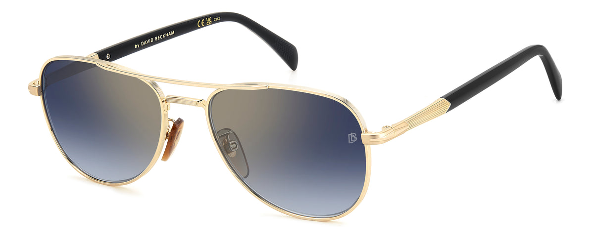 David Beckham DB 1175/S-56-RHL GOLD BLCK 1V BL SF GDSP