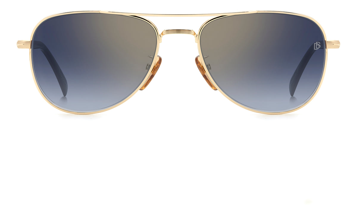 David Beckham DB 1175/S-56-RHL GOLD BLCK 1V BL SF GDSP