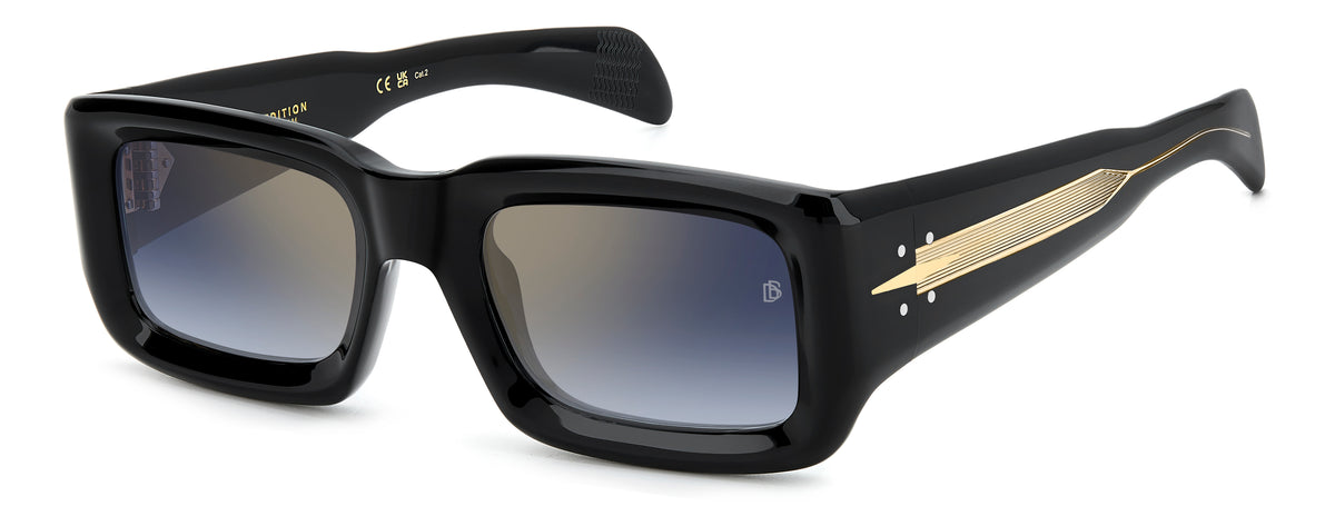 David Beckham DB 7131/S-52-807 BLACK 1V BL SF GDSP