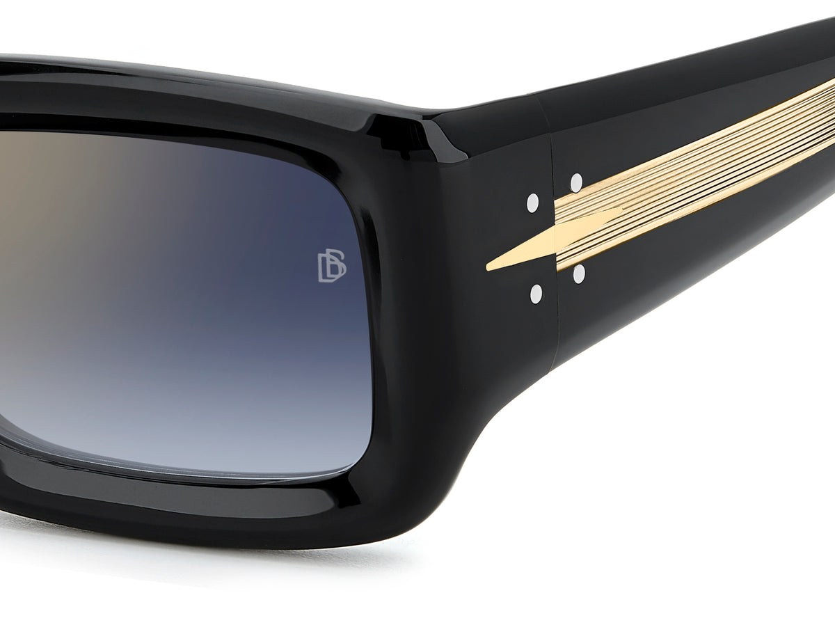 David Beckham DB 7131/S-52-807 BLACK 1V BL SF GDSP