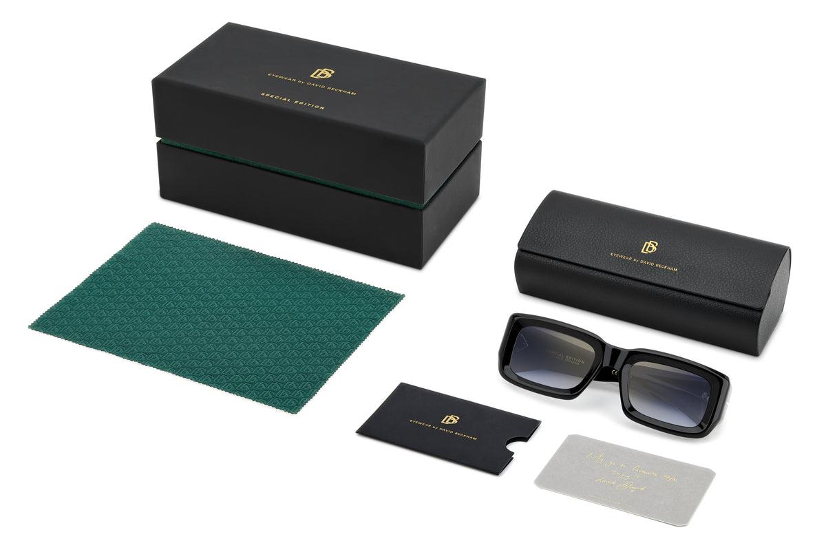 David Beckham DB 7131/S-52-807 BLACK 1V BL SF GDSP