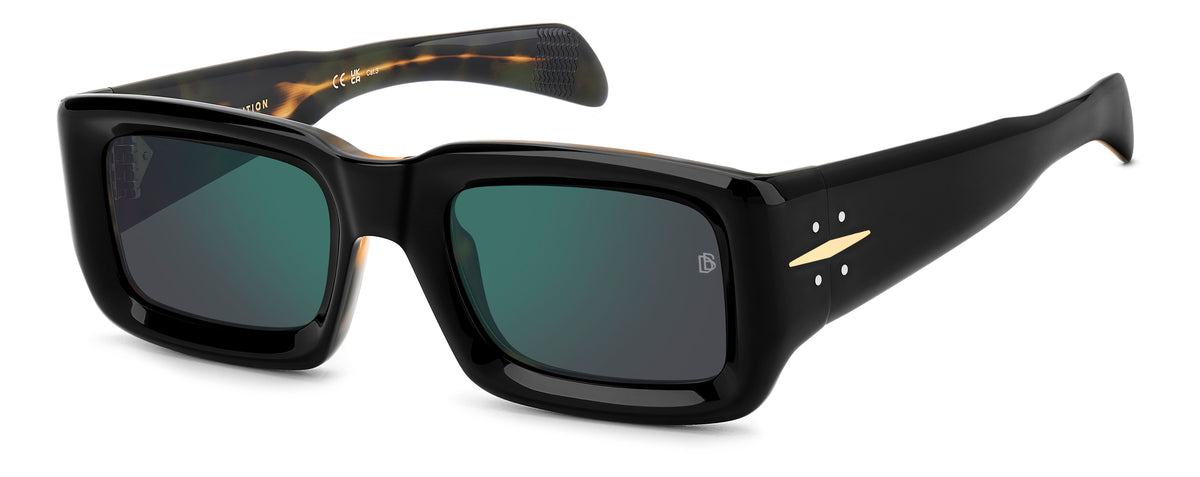 David Beckham DB 7131/S-52-WR7 BLK HAVAN MT GREEN SP