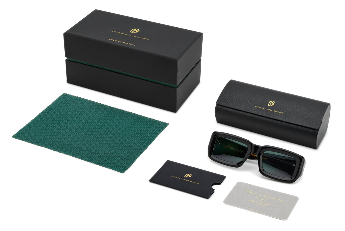 David Beckham DB 7131/S-52-WR7 BLK HAVAN MT GREEN SP