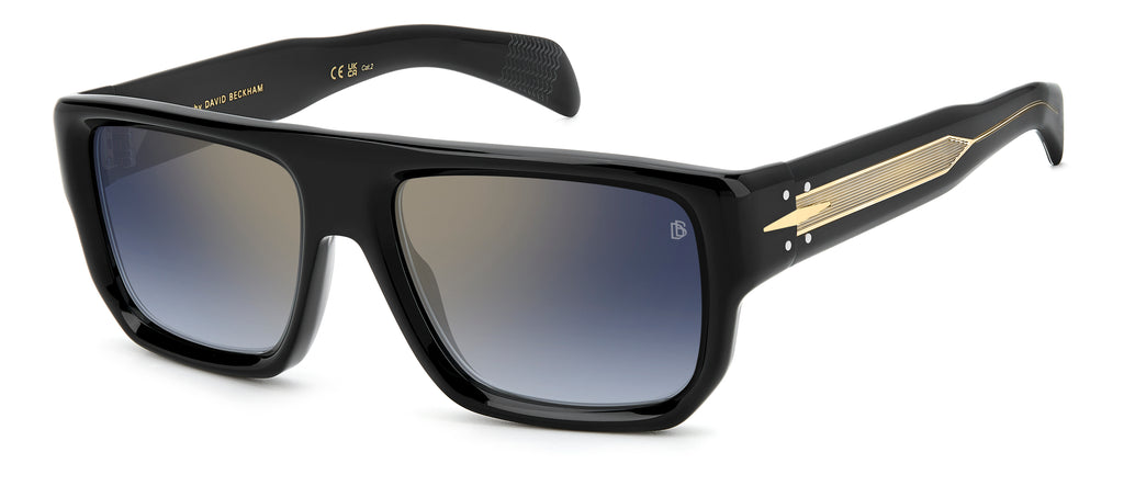 David Beckham DB 7132/S-56-807 BLACK 1V BL SF GDSP