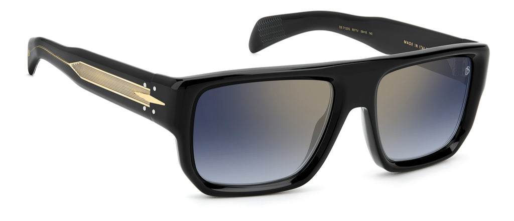 David Beckham DB 7132/S-56-807 BLACK 1V BL SF GDSP