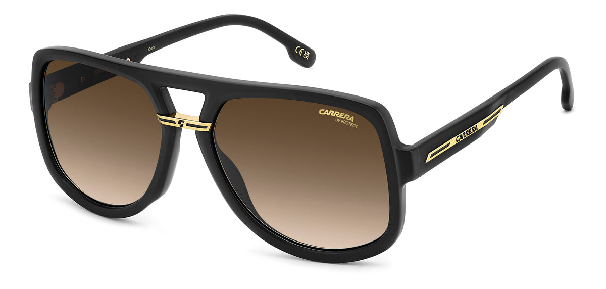 Carrera VICTORY C 10/S-59-I46 MT BK GD 86 BK BRW GREEN AR