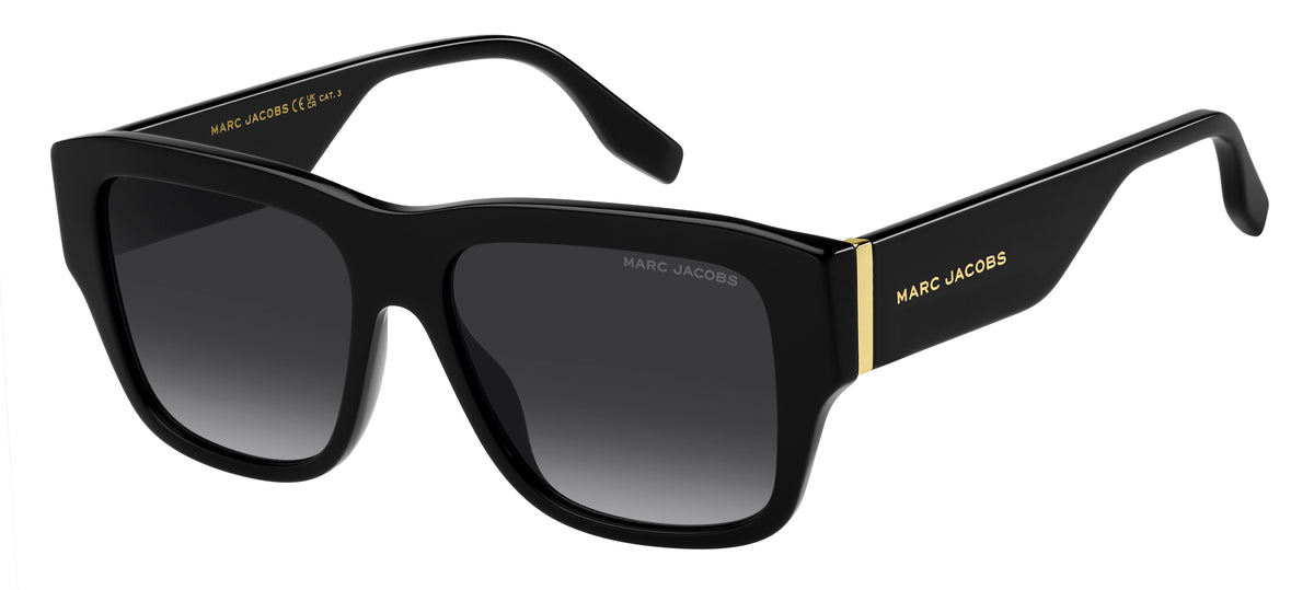 Marc Jacobs MARC 842/S-55-2M2 BLK GOLD 9O DARK GREY SF
