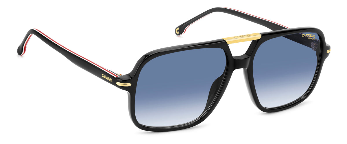 Carrera 350/S-58-2M2 BLK GOLD 08 DK BLUE SF