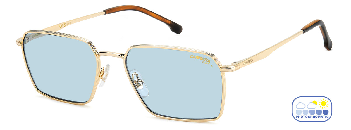 Carrera 356/S-56-RHL GOLD BLCK QZ AZURE FT