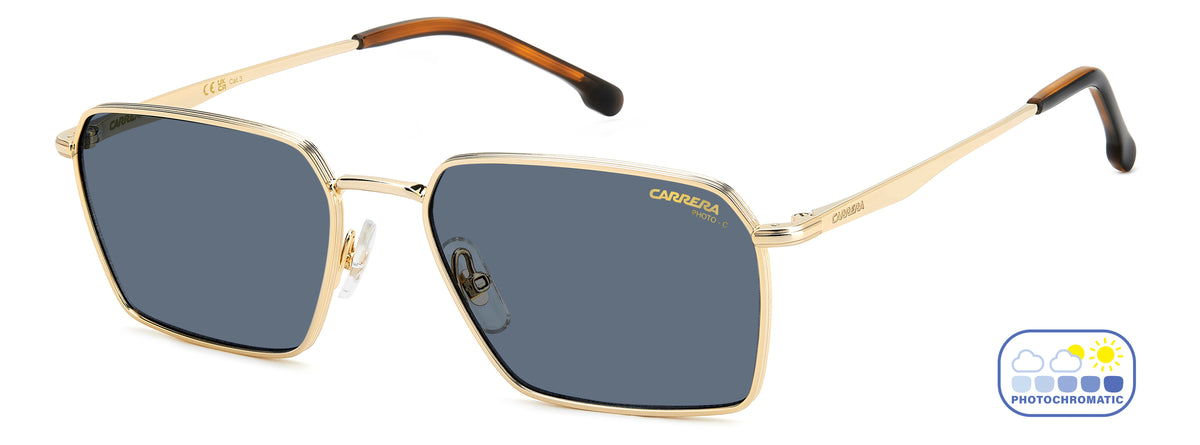 Carrera 356/S-56-RHL GOLD BLCK QZ AZURE FT