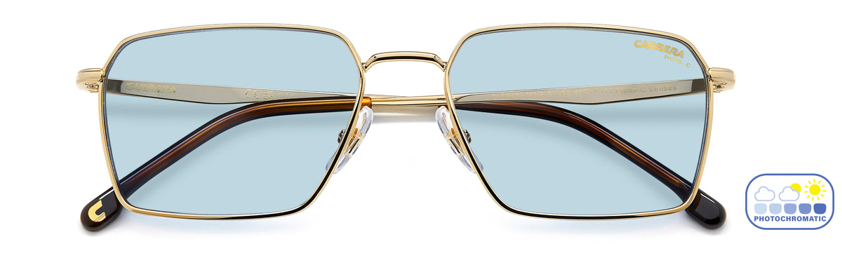 Carrera 356/S-56-RHL GOLD BLCK QZ AZURE FT
