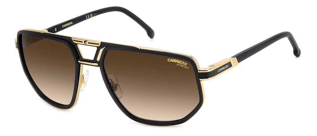 Carrera 1072/S-61-I46 MT BK GD 86 BK BRW GREEN AR