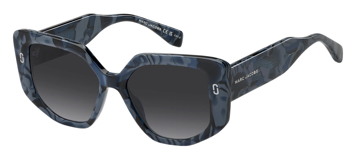 Marc Jacobs Mj 1116/S-52-NUM Marble Blue/ Dark Grey Shaded
