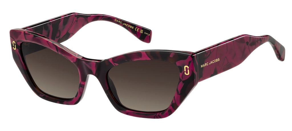 Marc Jacobs Mj 1117/S-54-I34 Marble Burgundy/ Brown Shaded
