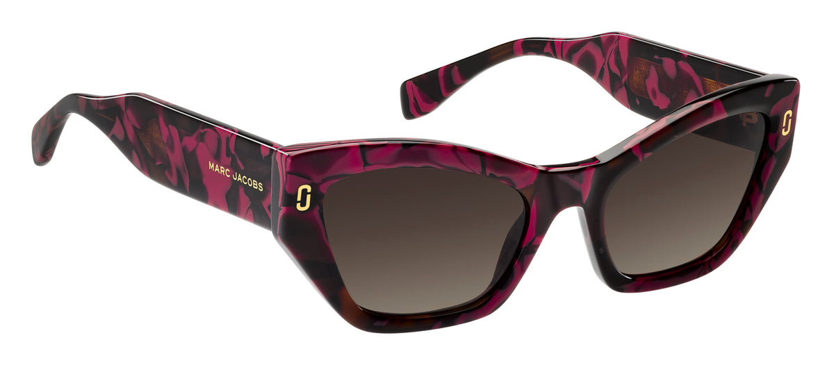 Marc Jacobs Mj 1117/S-54-I34 Marble Burgundy/ Brown Shaded