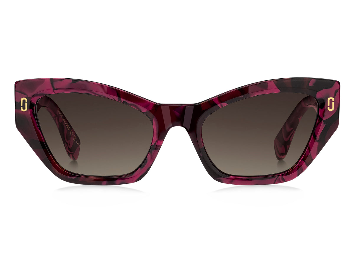 Marc Jacobs Mj 1117/S-54-I34 Marble Burgundy/ Brown Shaded