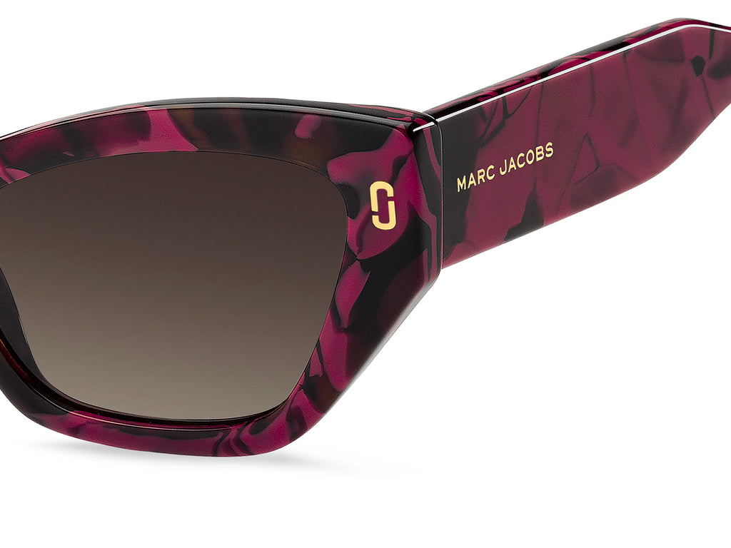 Marc Jacobs Mj 1117/S-54-I34 Marble Burgundy/ Brown Shaded