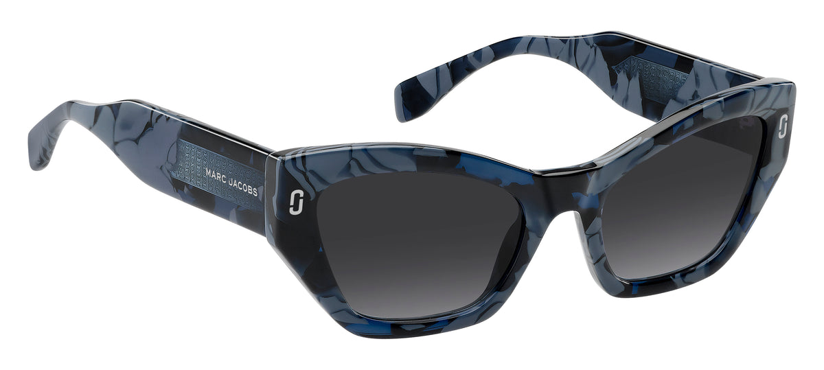 Marc Jacobs Mj 1117/S-54-NUM Marble Blue/ Dark Grey Shaded