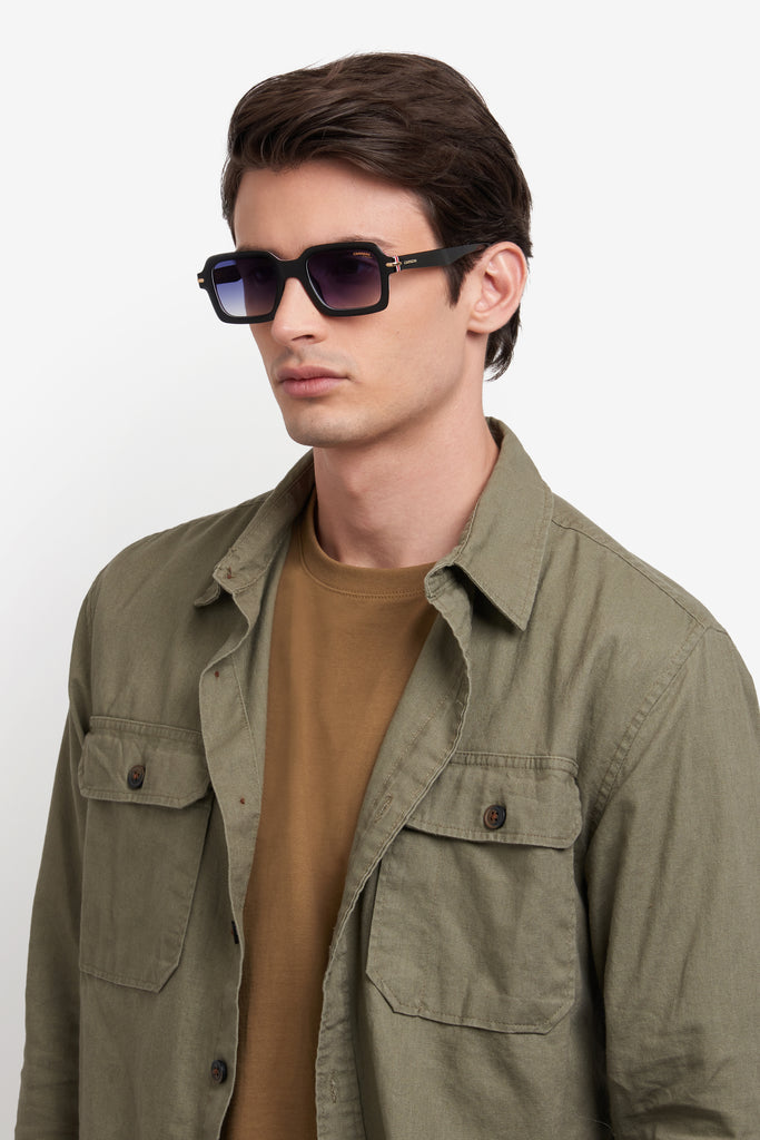Carrera 358/S-50-2M2 BLK GOLD 08 DK BLUE SF