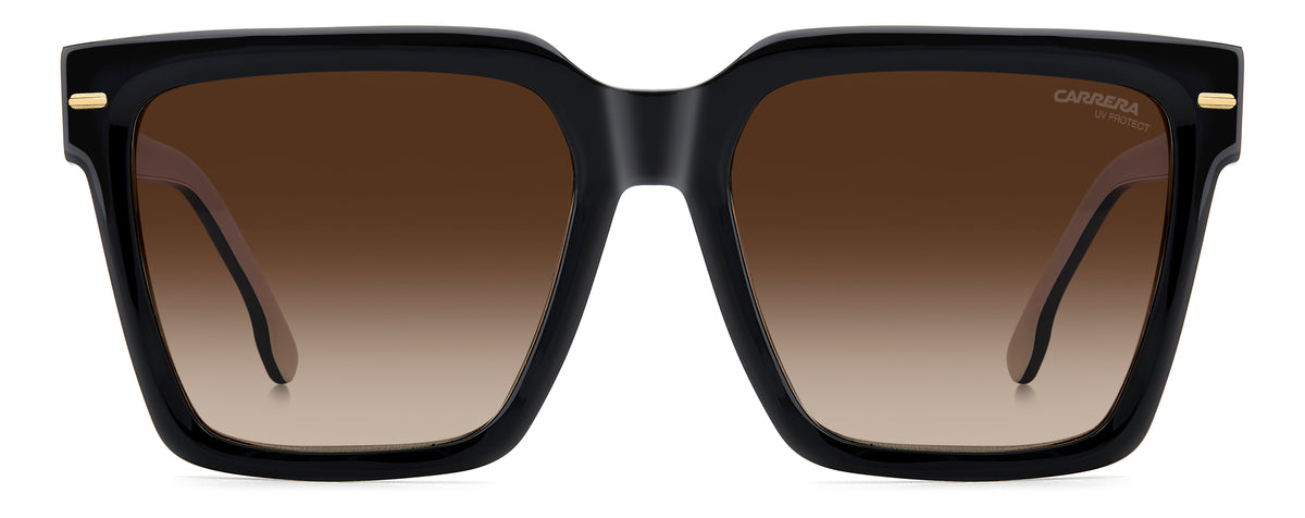 Carrera 3067/S-56-80S BLCK WHTE HA BROWN SF