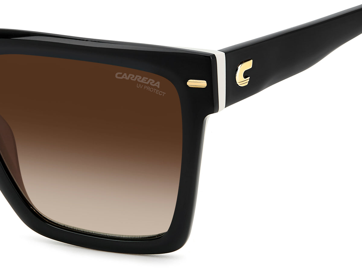 Carrera 3067/S-56-80S BLCK WHTE HA BROWN SF