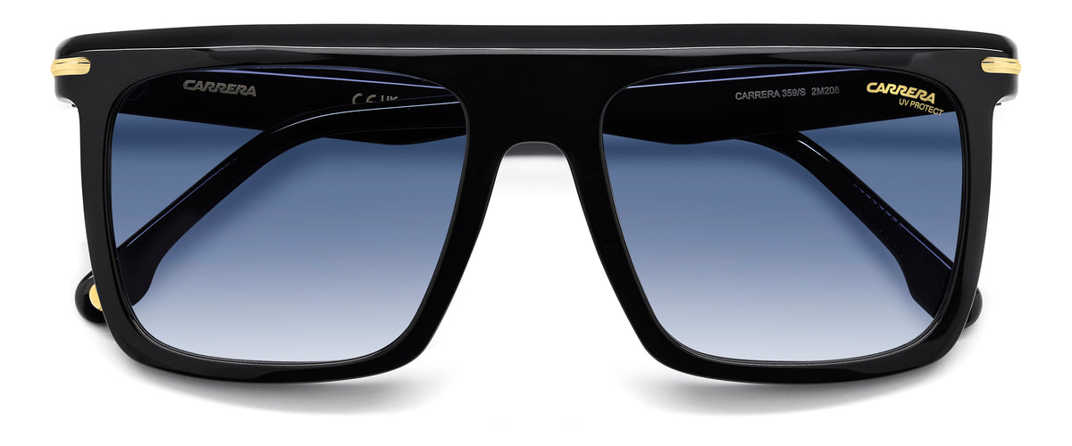 Carrera 359/S-56-2M2 BLK GOLD 08 DK BLUE SF