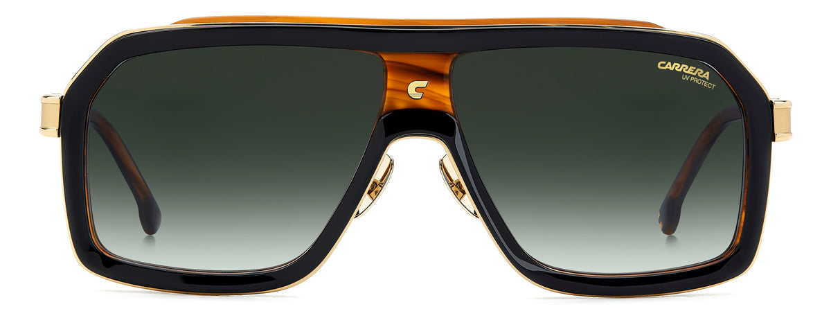 Carrera CA 1053/S/TI-60-37N BLACKHORN 9K GREEN SHADED