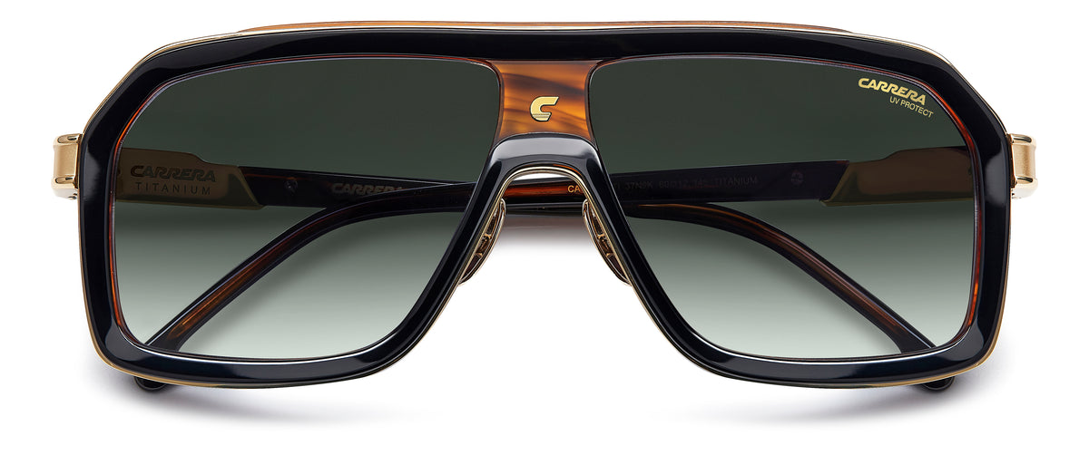Carrera CA 1053/S/TI-60-37N BLACKHORN 9K GREEN SHADED