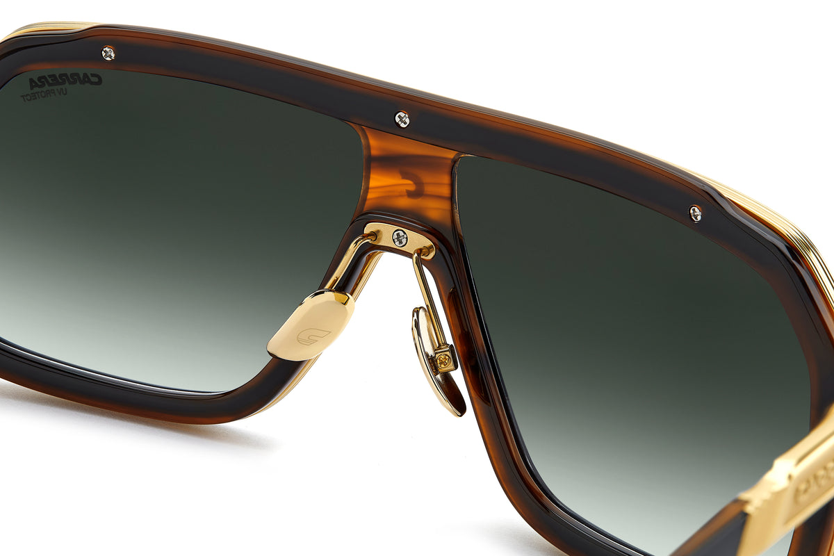 Carrera CA 1053/S/TI-60-37N BLACKHORN 9K GREEN SHADED