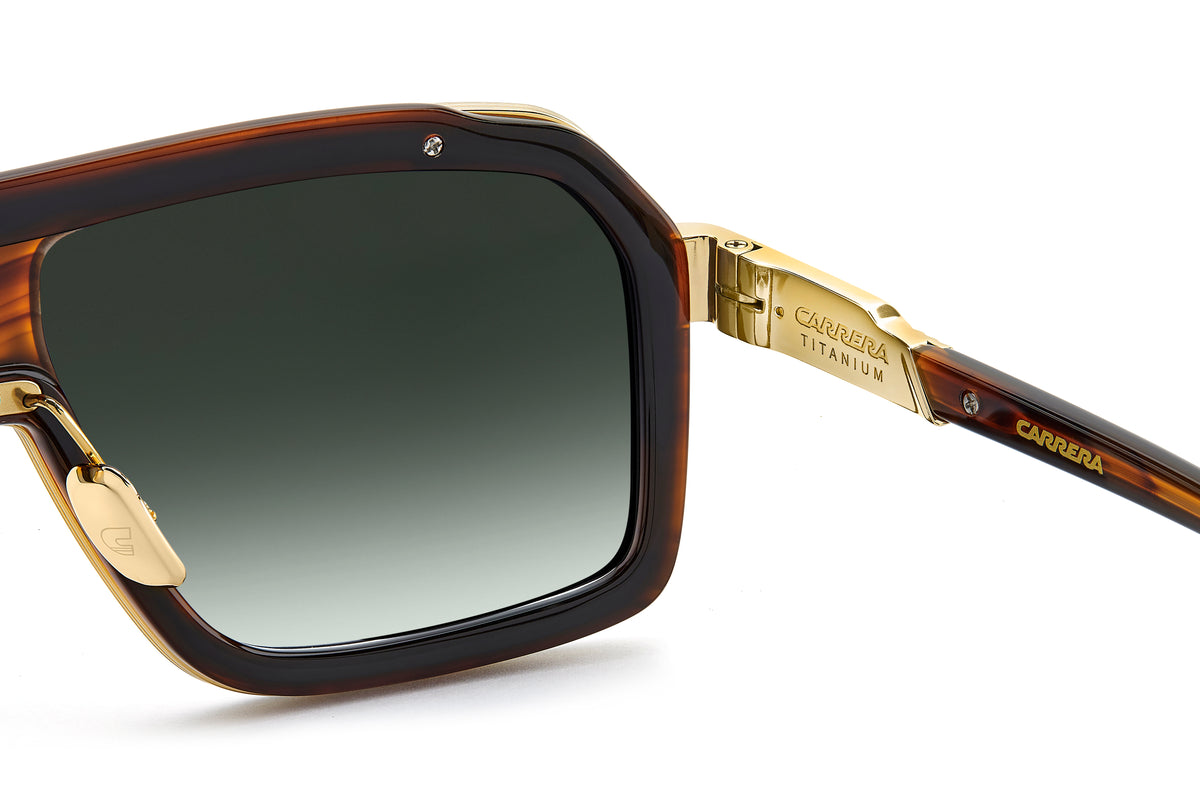 Carrera CA 1053/S/TI-60-37N BLACKHORN 9K GREEN SHADED