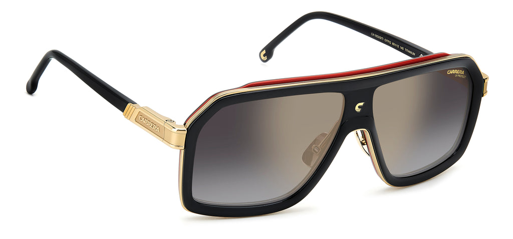 Carrera CA 1053/S/TI-60-OIT BLACK RED FQ GREY SF GD SP