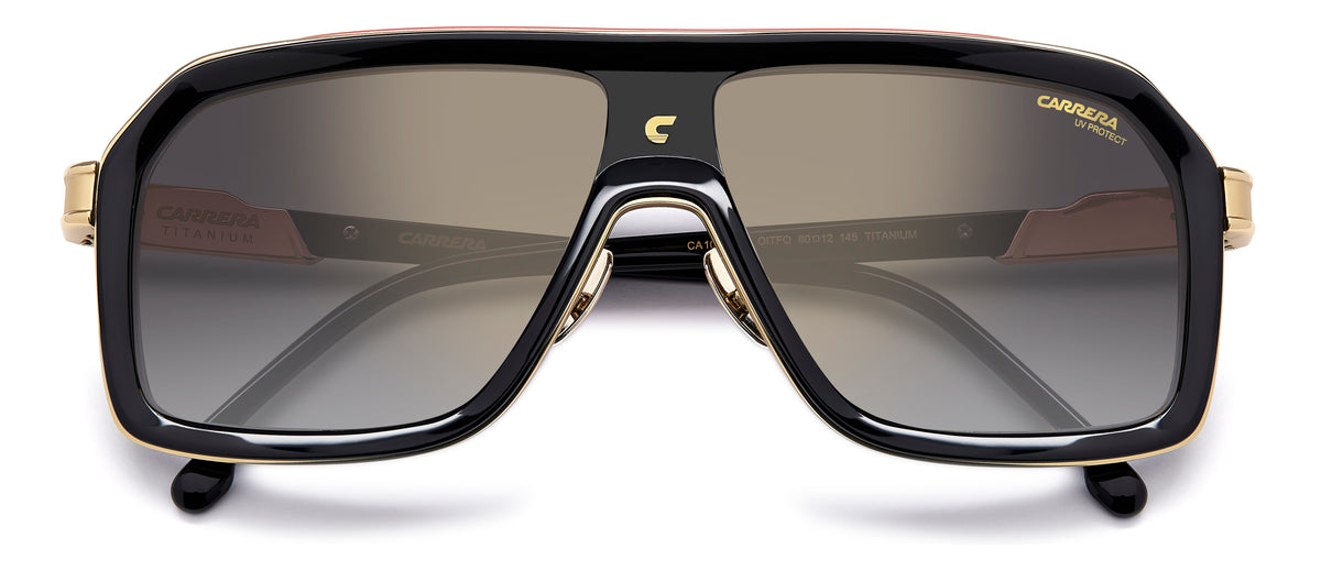 Carrera CA 1053/S/TI-60-OIT BLACK RED FQ GREY SF GD SP