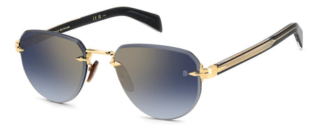 David Beckham DB 7144/S-55-RHL GOLD BLCK 1V BL SF GDSP