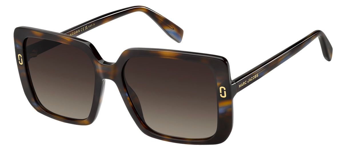 Marc Jacobs Mj 1121/S-54-IWF Horn Brown Blue/ Brown Shaded