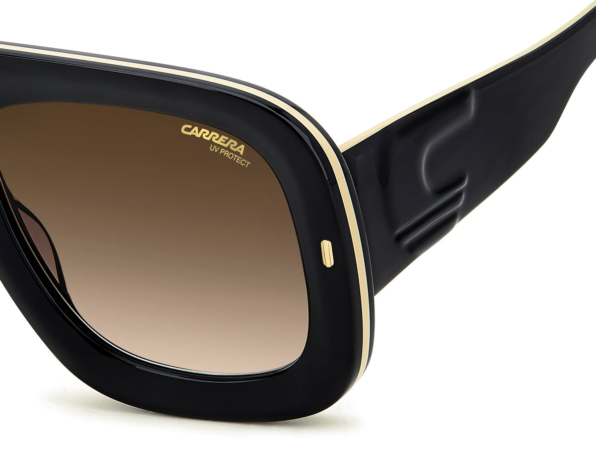 Carrera FLAGLAB 18-57-2M2 BLK GOLD HA BROWN SF