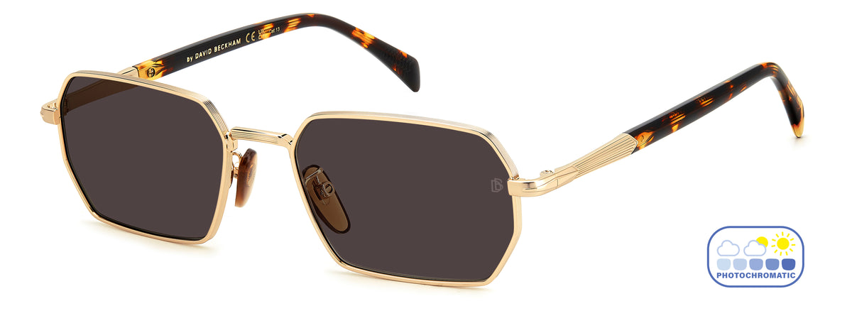 David Beckham DB 1174/S-55-J5G GOLD 3O NUDE FT