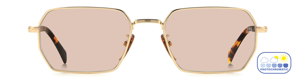 David Beckham DB 1174/S-55-J5G GOLD 3O NUDE FT