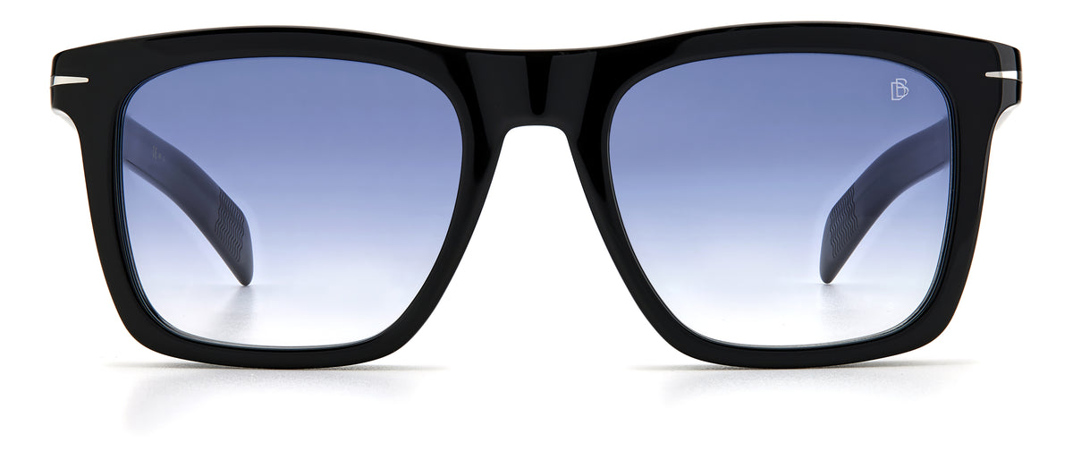 David Beckham DB 7000/S-55-BSC BLCK SILV 08 DK BLUE SF