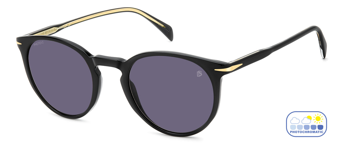 David Beckham DB 1139/S-51-807 BLACK KE VIOLGRY FT