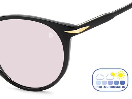 David Beckham DB 1139/S-51-807 BLACK KE VIOLGRY FT